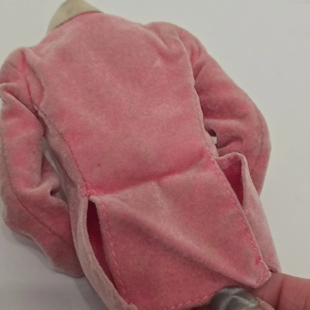 Vintage Pink Velvet Doll Jacket Skirt Set Outfit Barbie Barbiecore Retro Fashion